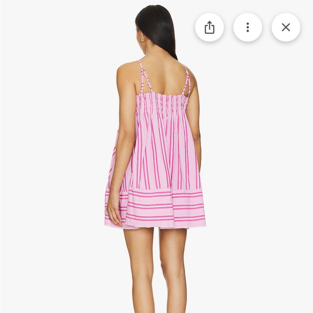 Free People Pajama Party Tunic + Get Free Striped Pull-On Shorts SET
